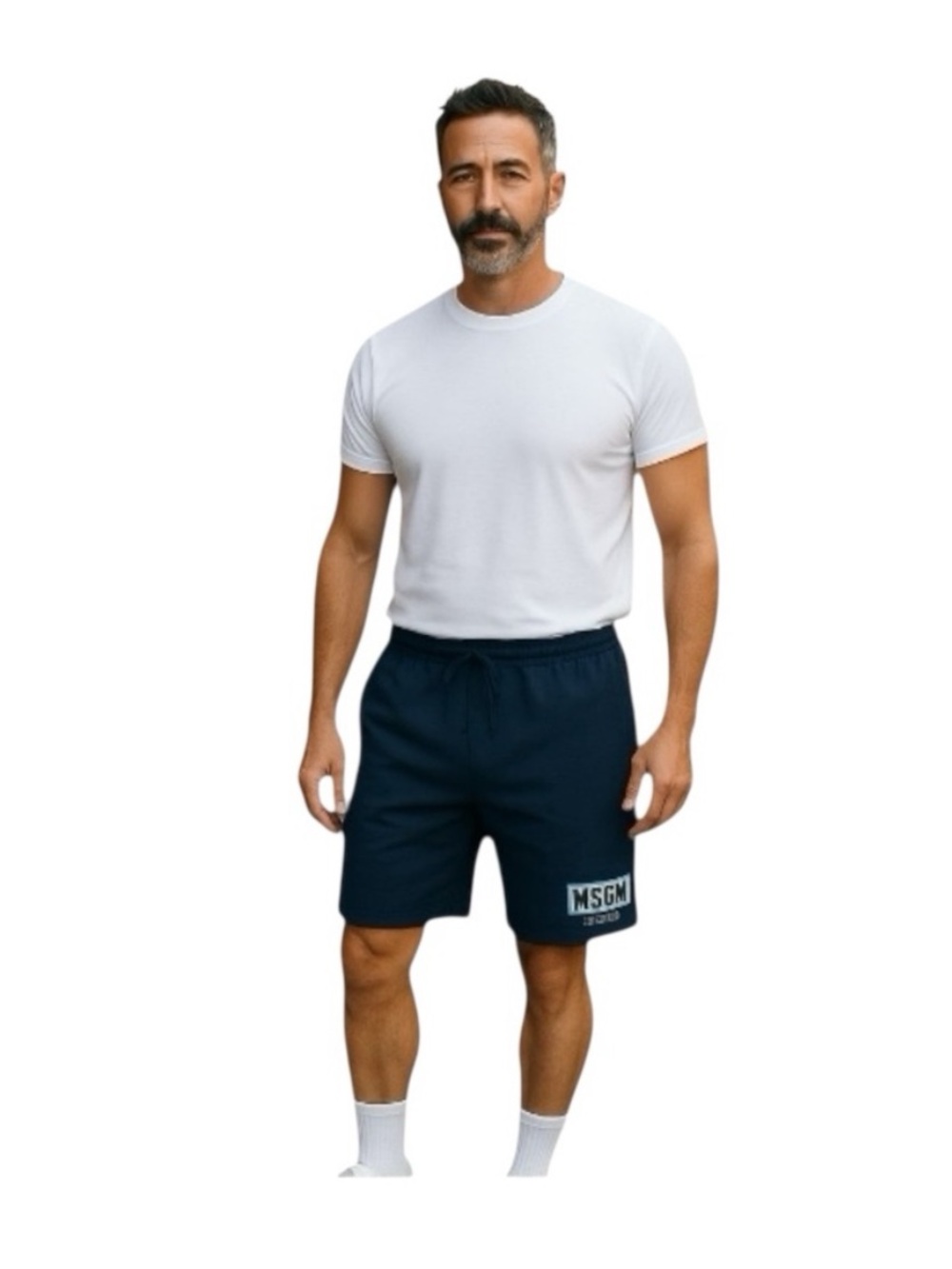 Messi Navy Blue Athleti Shorts Classic Fit